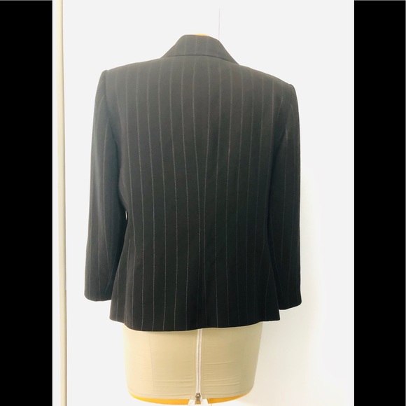 Kasper 🌹Business Striped Blazer Jacket  Sz 18 🦋 - Picture 3 of 8